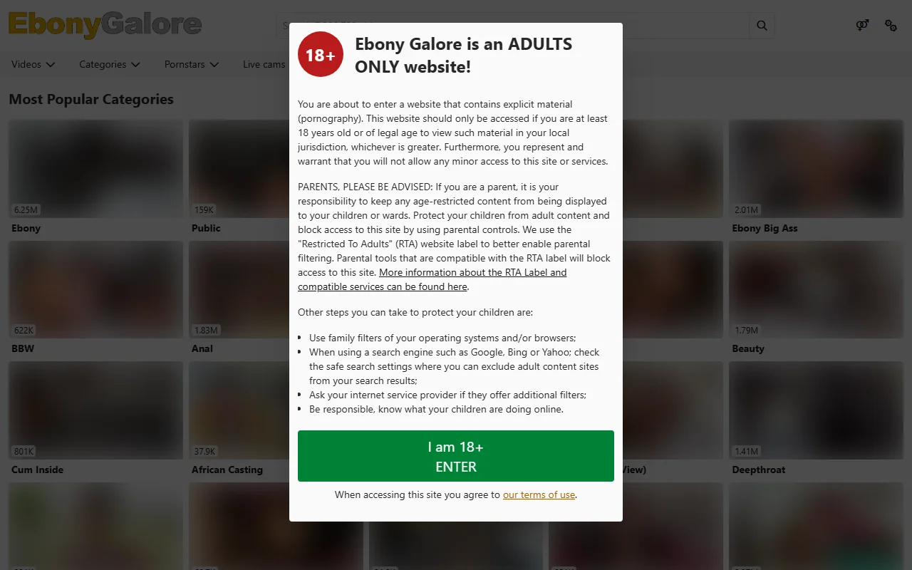 Screenshot: Ebonygalore Screenshot of Ebonygalore